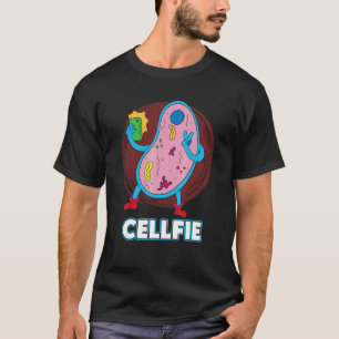 Camiseta Biólogo de bacterias selfie celular Cellfie