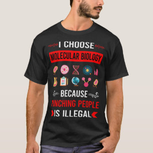 Camiseta Biólogo de Biología Molecular a Puñetazos
