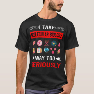 Camiseta Biólogo de biología molecular serio