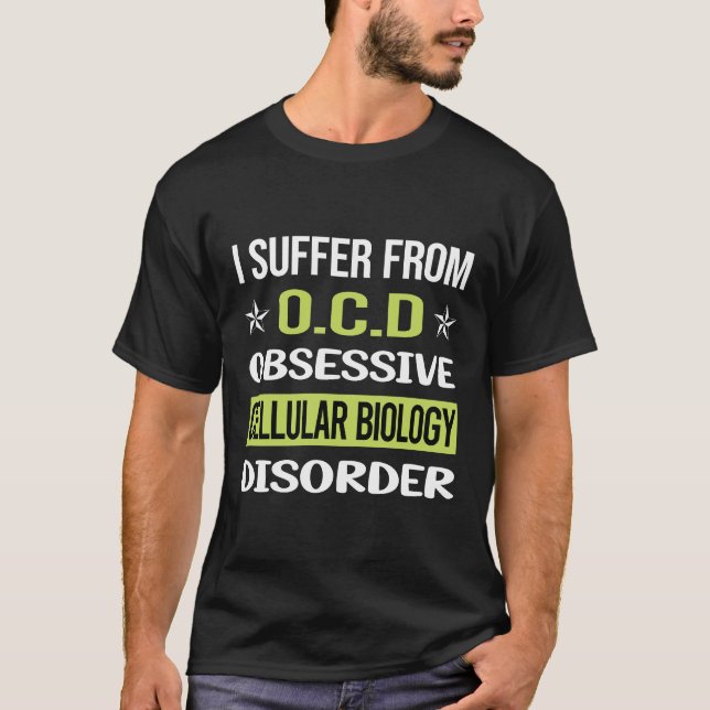 Camiseta Biólogo de la biología celular de amor obsesivo (Anverso)