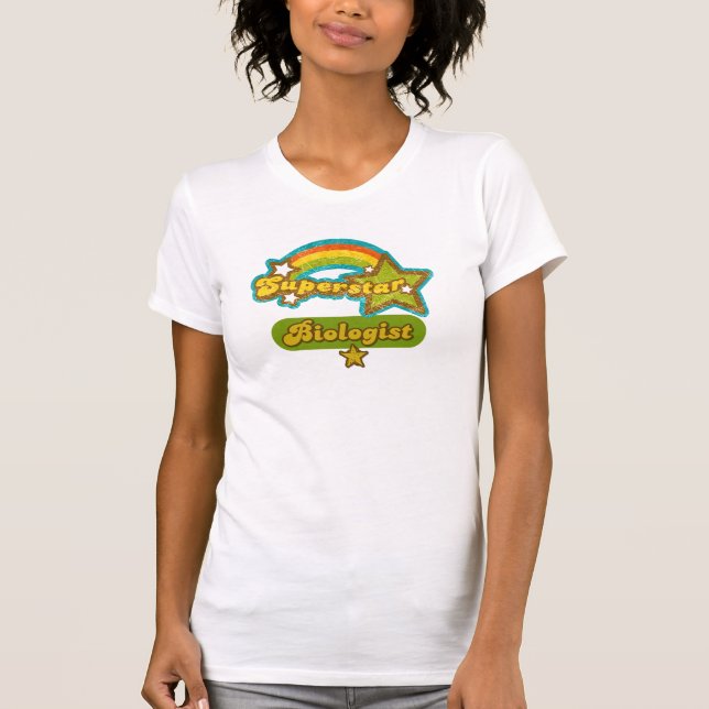 Camiseta Biólogo de la superestrella (Anverso)