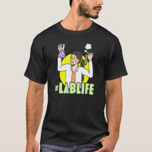 Camiseta Biólogo de la Vida Laboral Profesor de Biología Ma
