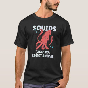 Camiseta Biólogo marino de pulpo calamar