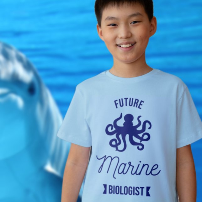 Camiseta Biólogo marino futuro - Octopus (Subido por el creador)