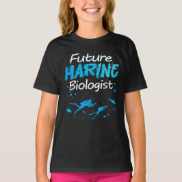 Camiseta Biólogo marino gráfico futuro