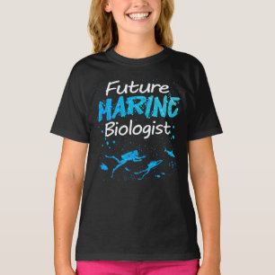 Camiseta Biólogo marino gráfico futuro