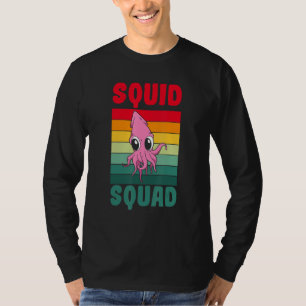 Camiseta Biólogo Marino Vintage SQUID SQUAD Biología Oceáni