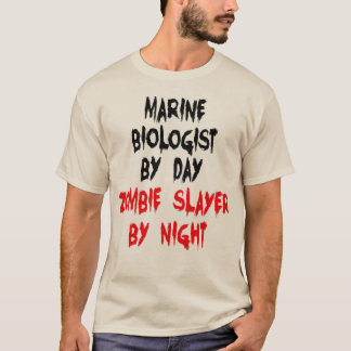Camiseta Biólogo marino Zombie Slayer