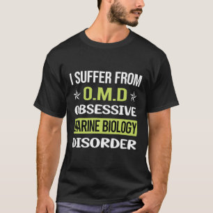 Camiseta Biólogo obsesivo de la biología marina del amor