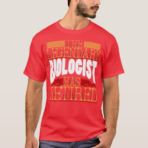 Camiseta Biólogo retirado