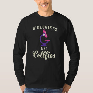 Camiseta Biólogos Se Llevan Celulares Por Nervios Científic