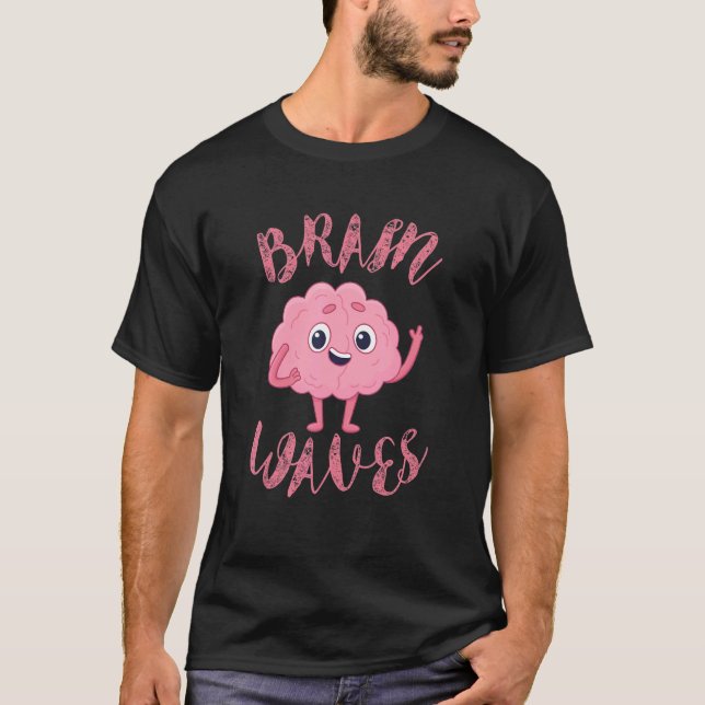 Camiseta Biology  Brain Waves Neurologist Men Women (Anverso)