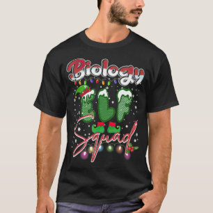 Camiseta Biology Elf Squad Navidades suaves feas mejor equi