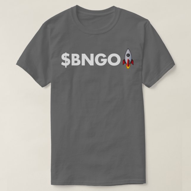 Camiseta BioNano Genomics Stock BNGO a la Luna (Diseño del anverso)