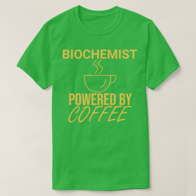 Camiseta Bioquímica del café 15 (Diseño del anverso)