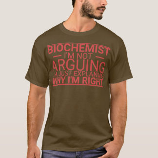 Camiseta Bioquímica discutiendo bioquímica