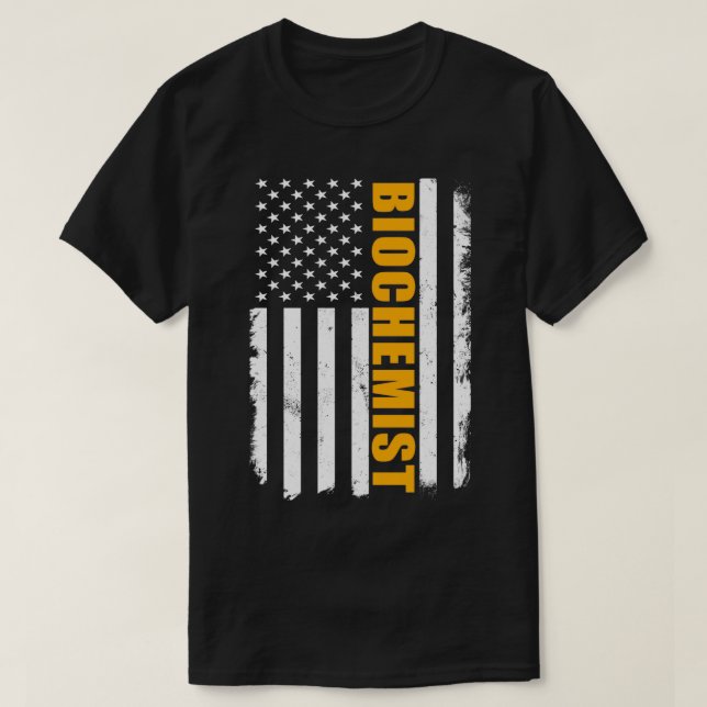 Camiseta Bioquímico americano (Diseño del anverso)
