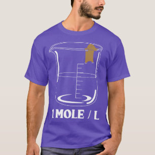 Camiseta Bioquímico de química de un topo por litro