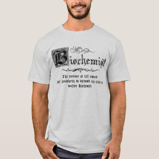 Camiseta Bioquímico principal medieval