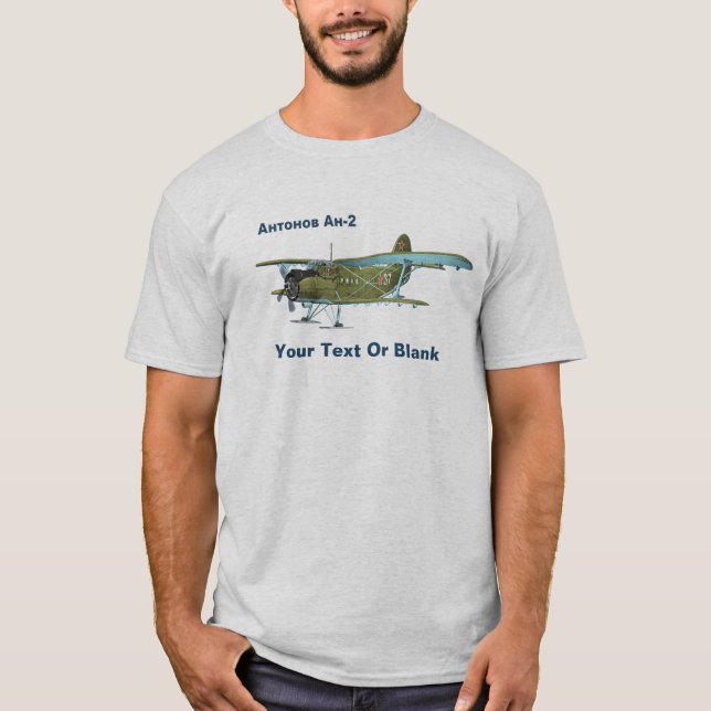 Camiseta Biplano Antonov An-2 (Anverso)