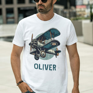 Camiseta Biplano Clásico Vintage