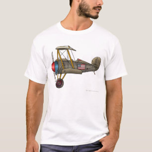 Camiseta Biplano del vintage del aeroplano