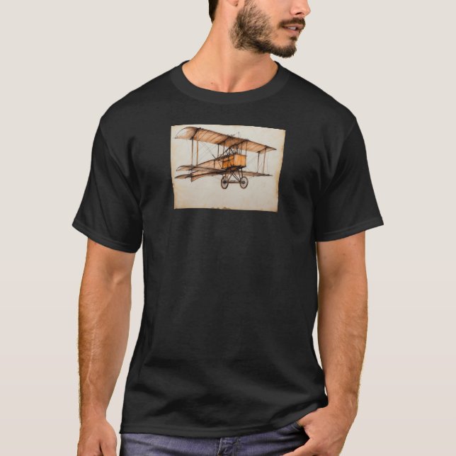 Camiseta Biplano vintage (Anverso)