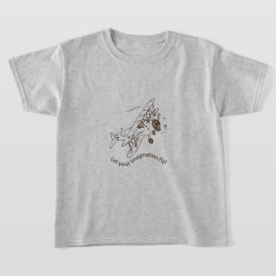 Camiseta Biplanos Art Deco: deja volar tu imaginación.