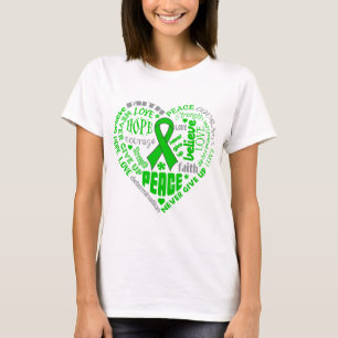 Camiseta Bipolar Disorder Awareness Heart Words