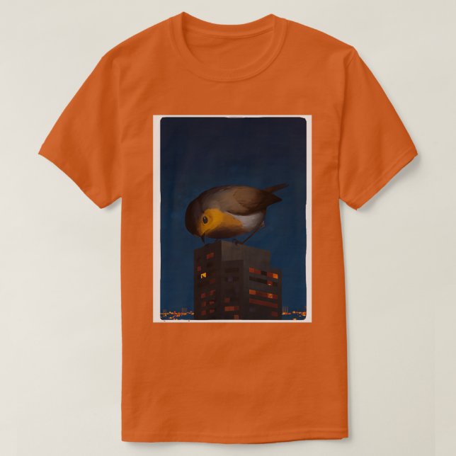 Camiseta Birb birb en la pajarera (Diseño del anverso)