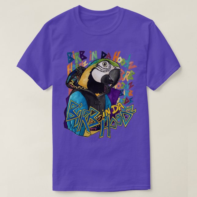Camiseta Birb en da Hoodz (Diseño del anverso)