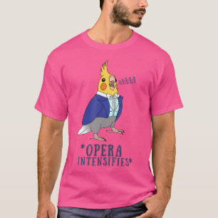 Camiseta Birb Memes Parrot Gritando Ópera Canta De Aves Coc
