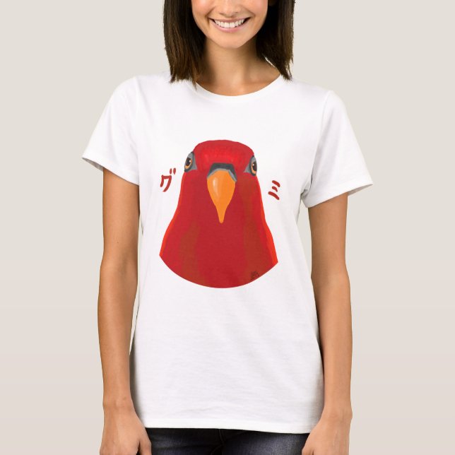 Camiseta Birbo rojo "GUMI" (Anverso)