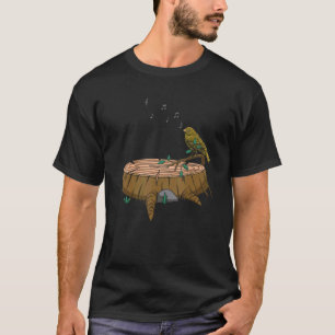 Camiseta Bird And Nature Vinyl Record Player Music Vinyl Co