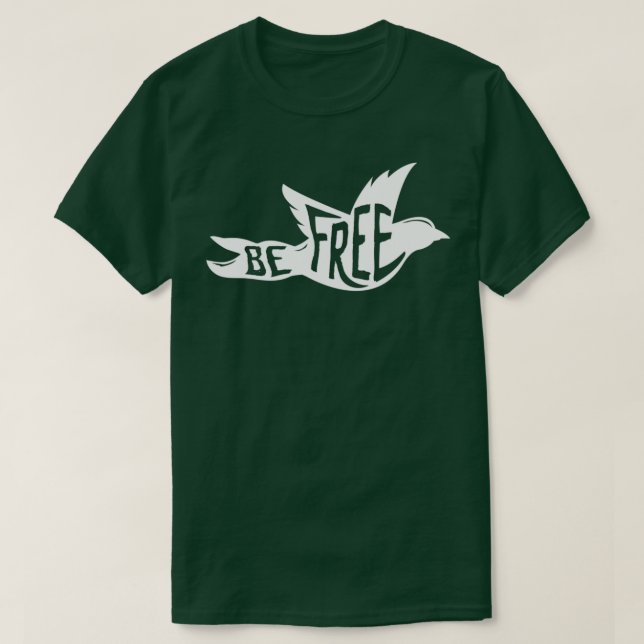 Camiseta Bird Be Free (Diseño del anverso)