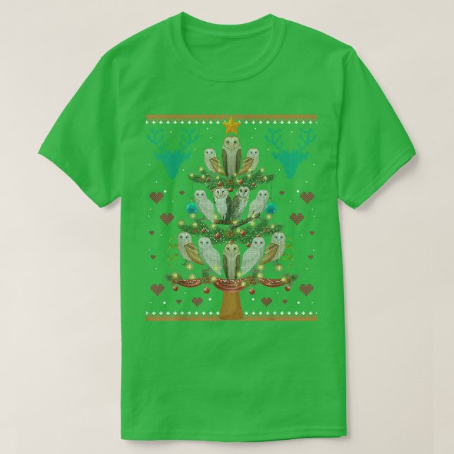 Camiseta Bird Bird Christmas Tree Regalo Funny Navidades (Diseño del anverso)