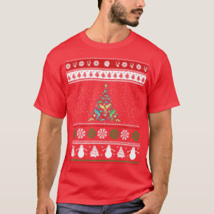 Camiseta Bird Christmas Tree Bird Lover