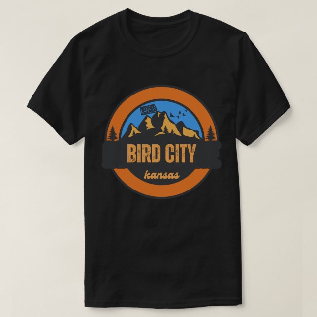 Camiseta Bird City, Kansas (Diseño del anverso)