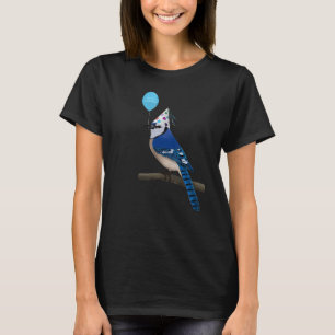 Camiseta Bird Design Blue jay Birder Animal Funny Birthday