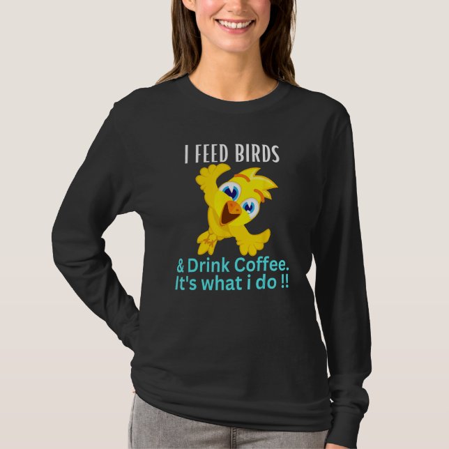 Camiseta Bird Feeder Retro Classic Love Garden Birds 2 (Anverso)