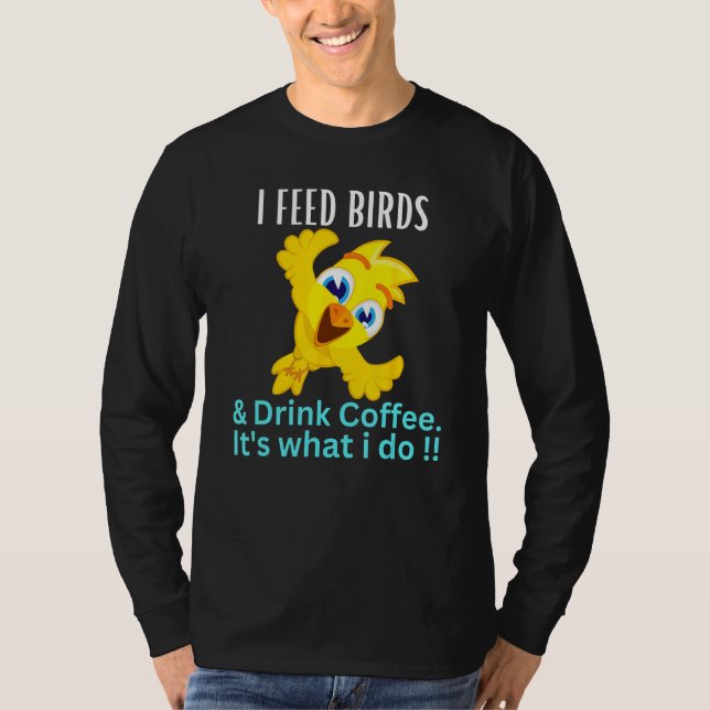 Camiseta Bird Feeder Retro Classic Love Garden Birds 2 (Anverso)