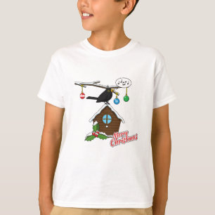 Camiseta Bird House Merry Christmas