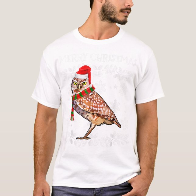 Camiseta Bird Merry Christmas Ornamwing (Anverso)