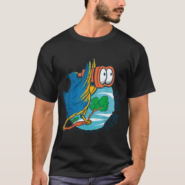 Camiseta Bird Nerd Funny Bird Watching Birds Lover Ornithol (Anverso)