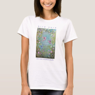 Camiseta Bird Nerd & Hummingbird