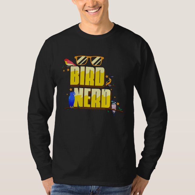 Camiseta Bird Nerd Ornithology Bird Watching (Anverso)