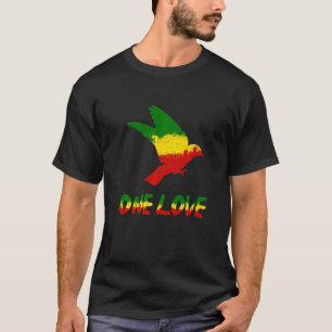 Camiseta Bird One Love Rasta Reggae Rastafarian Jamaica Ro