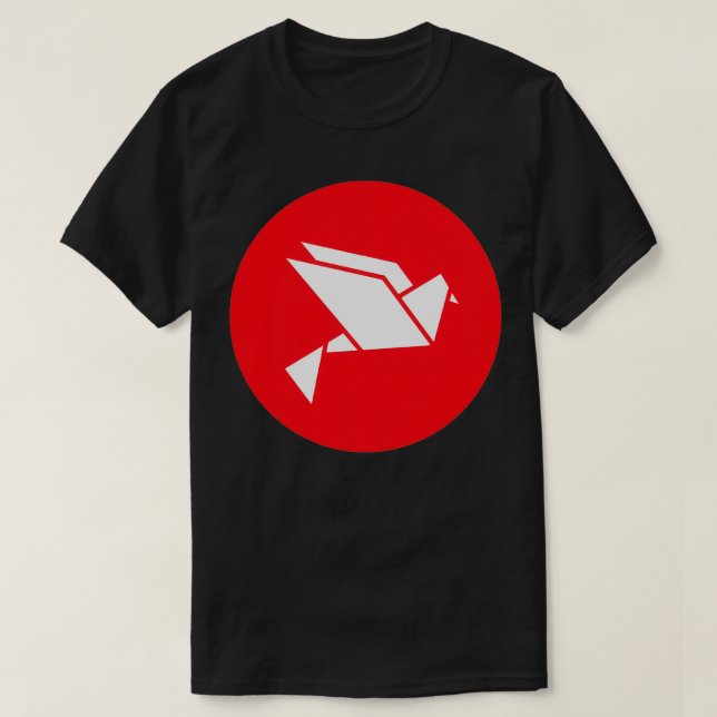 CAMISETA BIRD ORIGAMI 3 (Diseño del anverso)