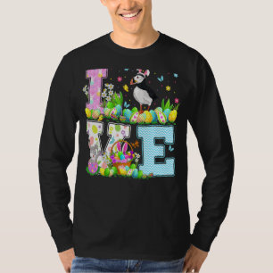 Camiseta Bird Puffin Semana Santa Huevos Caza Amor Puffin E