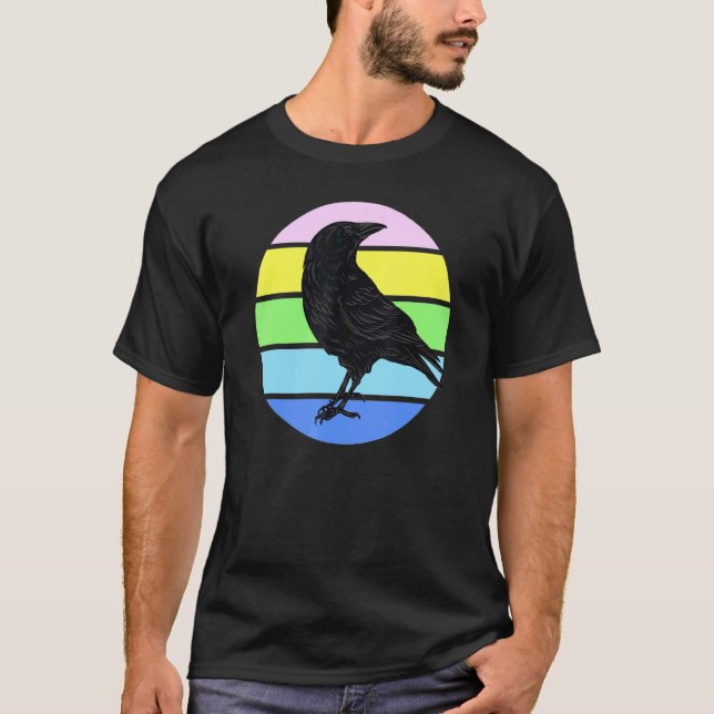 Camiseta Bird Raven Silhouette Bird (Anverso)